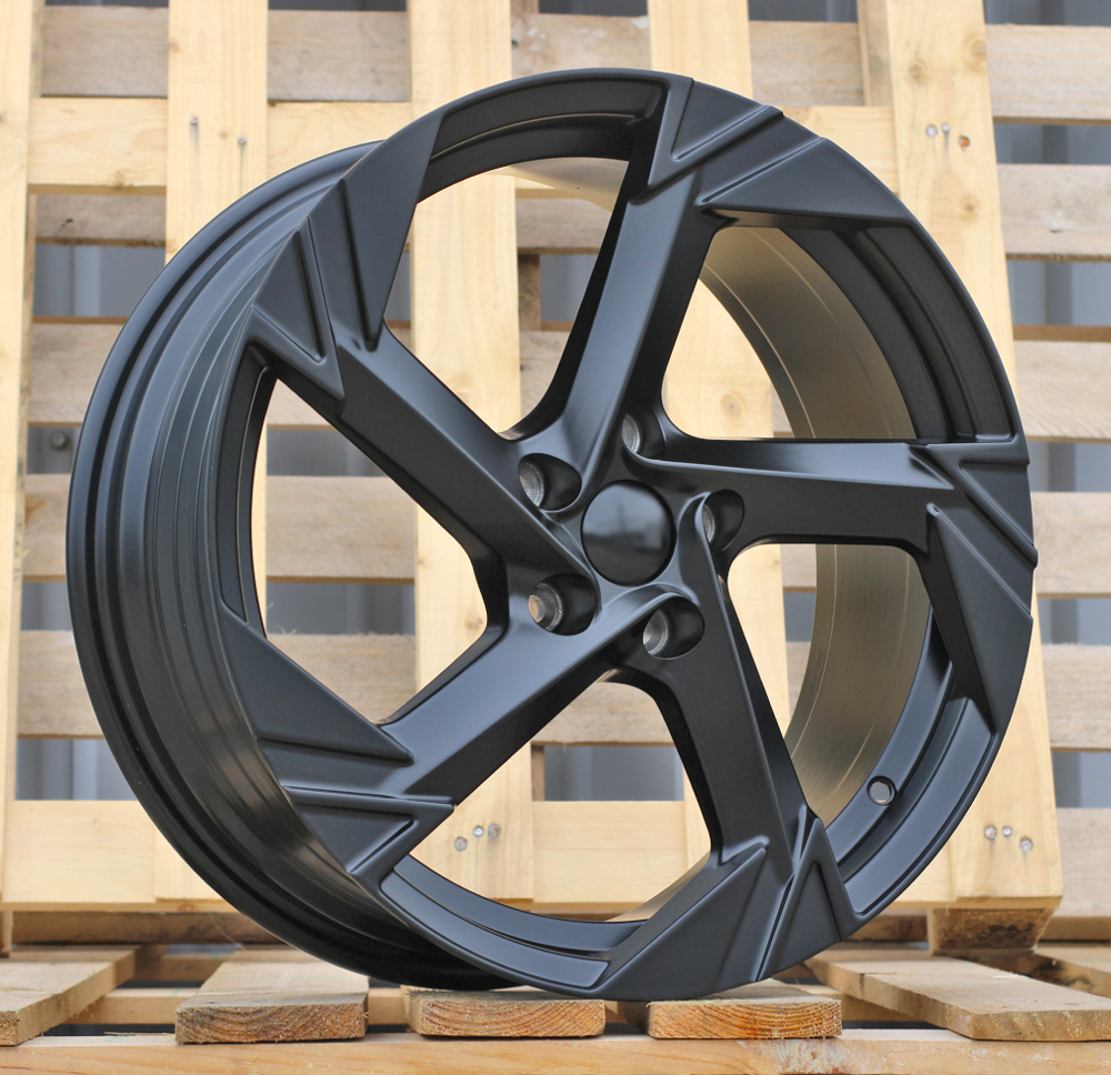R18x7.5 5X112 ET 45 57.1 YF5754 Black Half Matt (BLHM) For VW (Z5) (HYBRID FORGED)