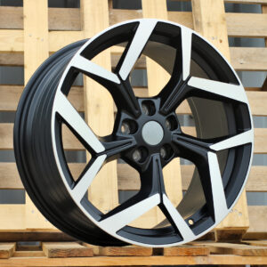 R18x8  5X108  ET  47.5  63.4  YF5729  Black Polished Half Matt (MBHM)  For FORD  (Z5)  (HYBRID FORGED)