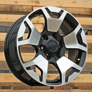 R18x7.5  6X139.7  ET  25  106  B1460  Black Polished (MB)  For TOYOT  (Z2)  (4x4)