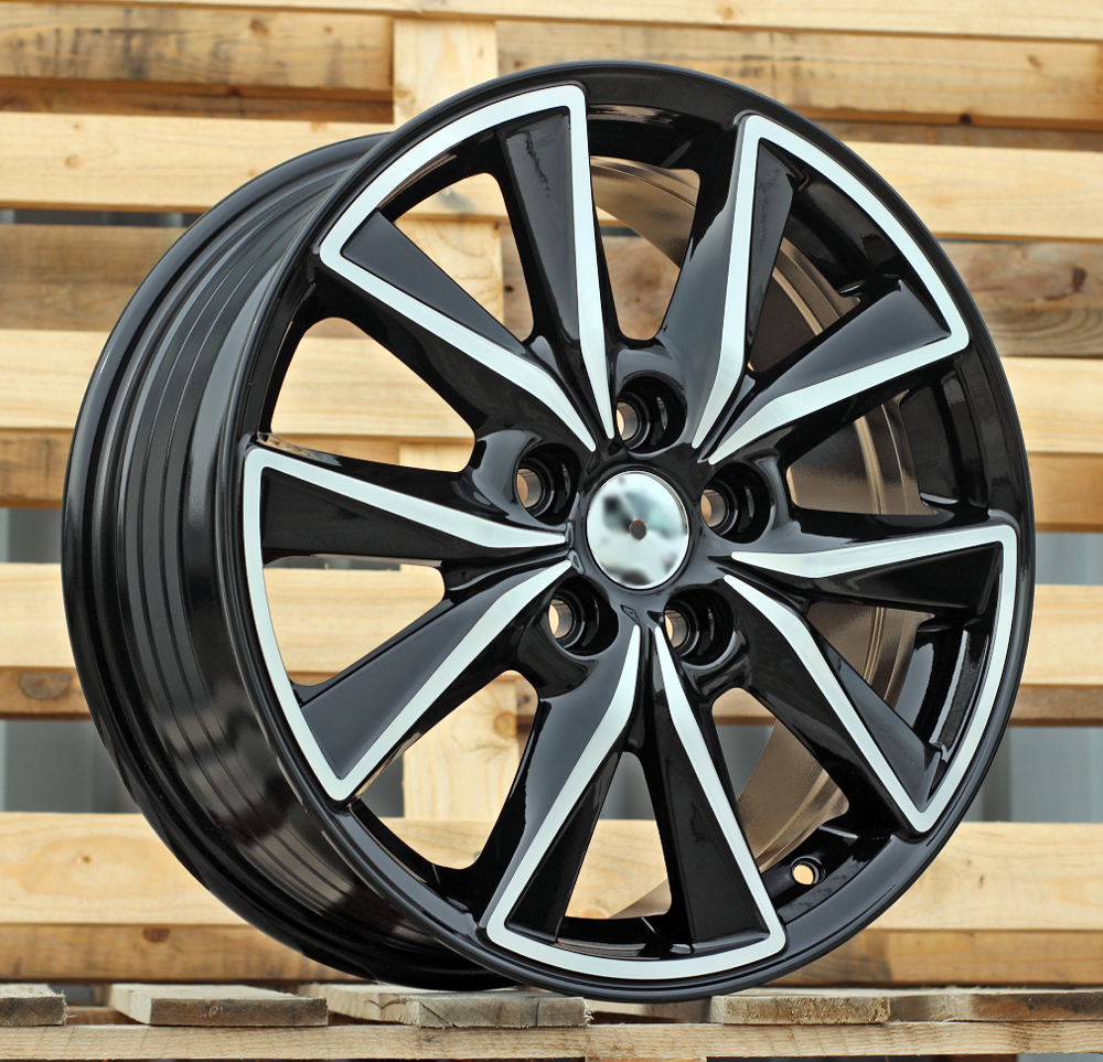 R17x7 5X114.3 ET 50 67.1 FE173 Black Polished (MB) For MAZDA (Z5)