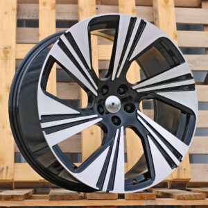R22x10 5X112 ET 20 66.5 FB007 Black Polished (MB) For AUD (Z7) (HYBRID FORGED Q8)
