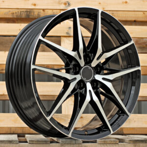 R20x8  5X114.3  ET  40  60.1  3S1405  (FBX508)  Black Polished (MB)  For TOYOT  (P2)  (HYBRID FORGED)