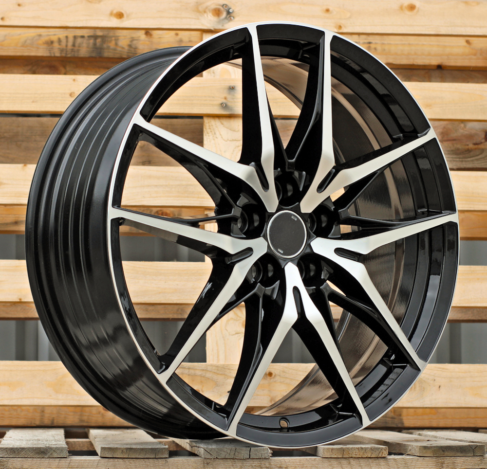 R20x8 5X114.3 ET 40 60.1 3S1405 (FBX508) Black Polished (MB) For TOYOT (P2) (HYBRID FORGED)