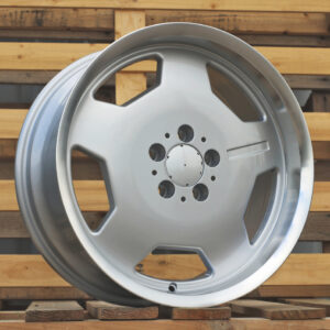 R16x7.5  5X112  ET  35  66.6  I5270  Silver+Polished Lip (SP)  For MER  (Z5+Z3)  (MONOBLOCK Style)