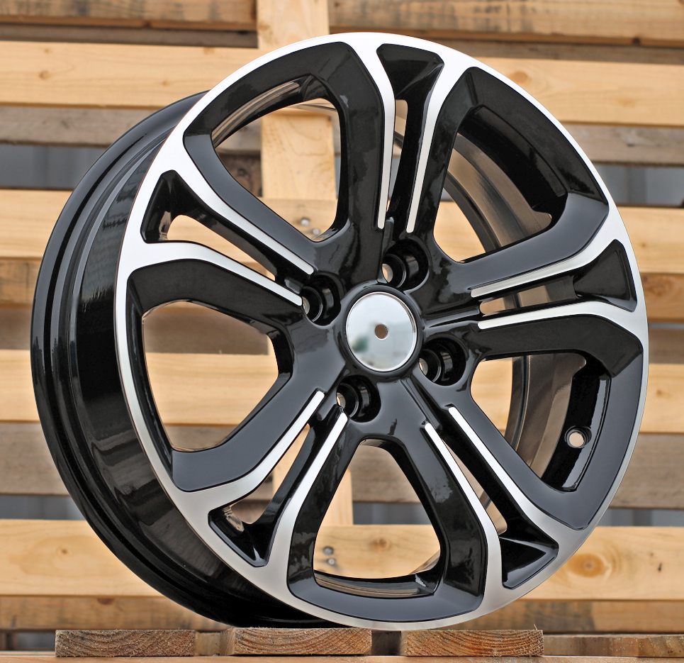 R15x6 4X108 ET 25 65.1 A5108 Black Polished (MB) For CITRO (P)