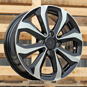 R15x6 4X100 ET 45 54.1 XF275 Black Polished (MB) For HYUND (P1)