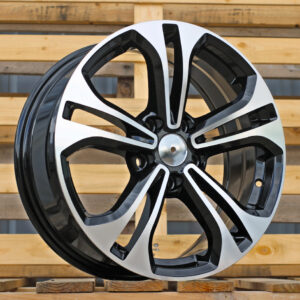 R17x7 5X114.3 ET 40 67.1 B1249 Black Polished (MB) For KIA (Z4)