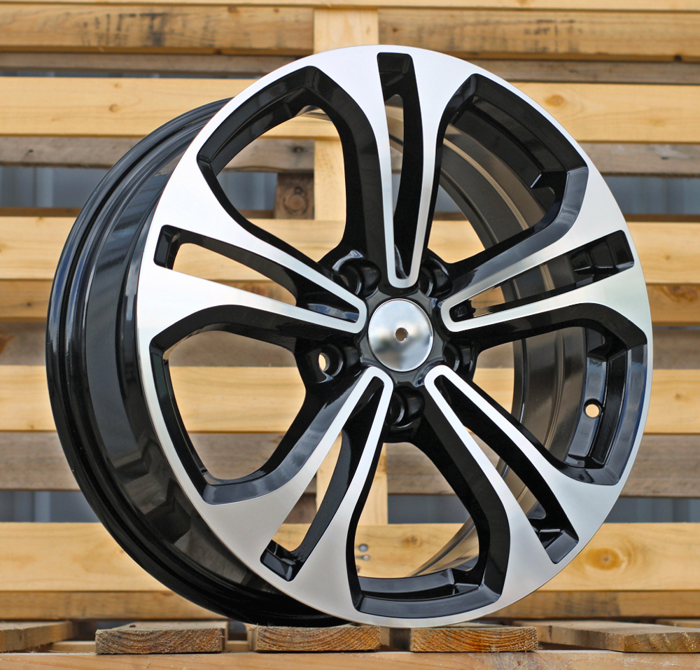 R17x7 5X114.3 ET 40 67.1 B1249 Black Polished (MB) For KIA (Z4)