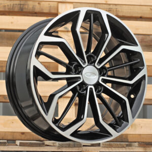 R16x6.5  5X108  ET  50  63.3  B5433  Black Polished (MB)  For FORD  (D2+R)
