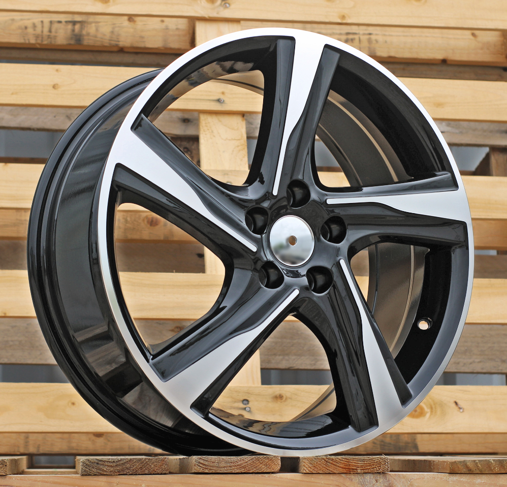 R16x7 5X108 ET 46 67.1 BY115 (DW5080) Black Polished (MB) For VOLVO (P1)