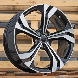 R20x8.5  5X112  ET  38  66.5  B5873  (IN5564)  Black Polished (MB)  For AUD  (P1+Z6)