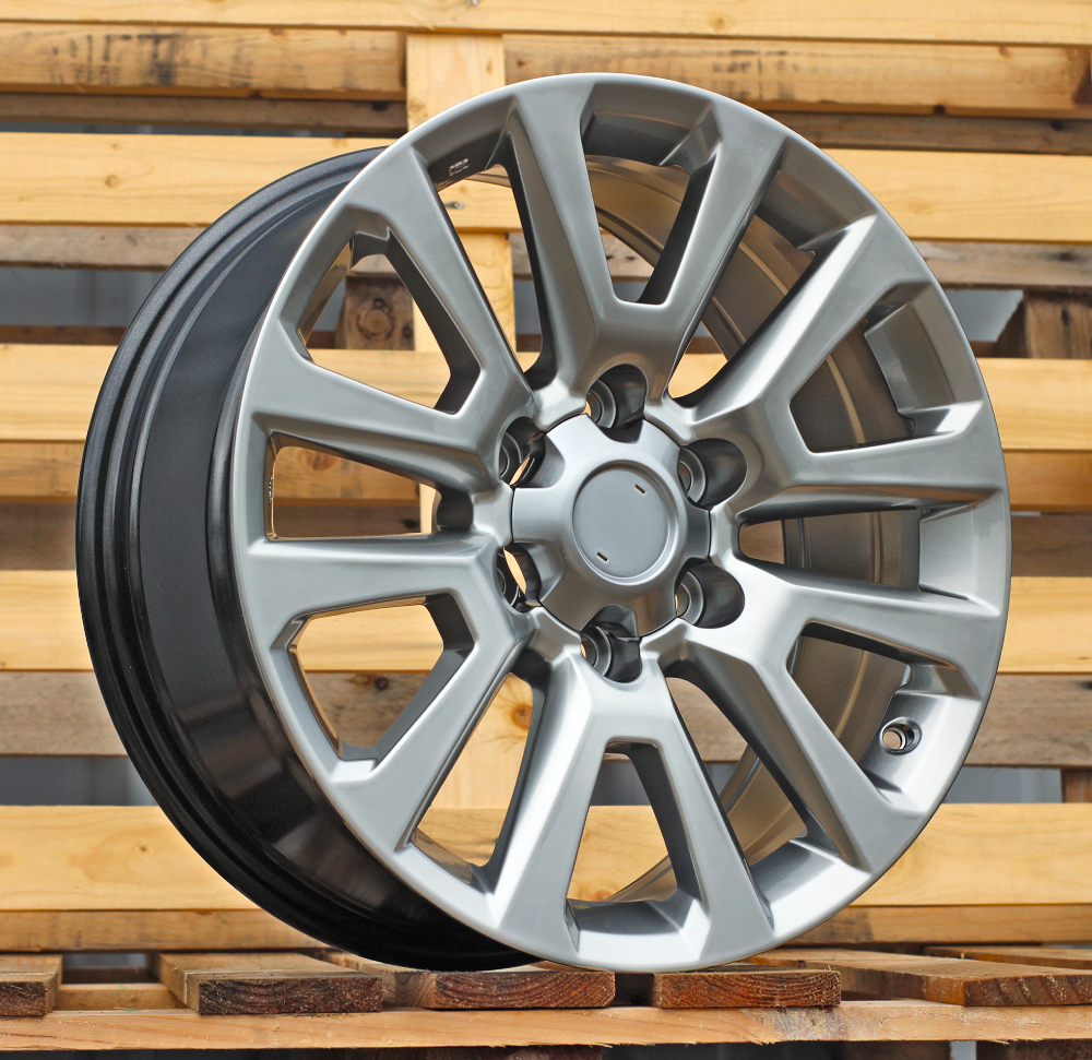 R17x7.5 6X139.7 ET 25 106.1 B1072 (BK5881) Hyper Black (HB) For TOYOT (P)