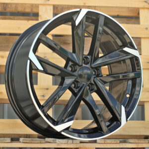 R16x7 4X108 ET 30 65.1 XE170 (BK5788) Black Polished (MB) For PEUG (D5)