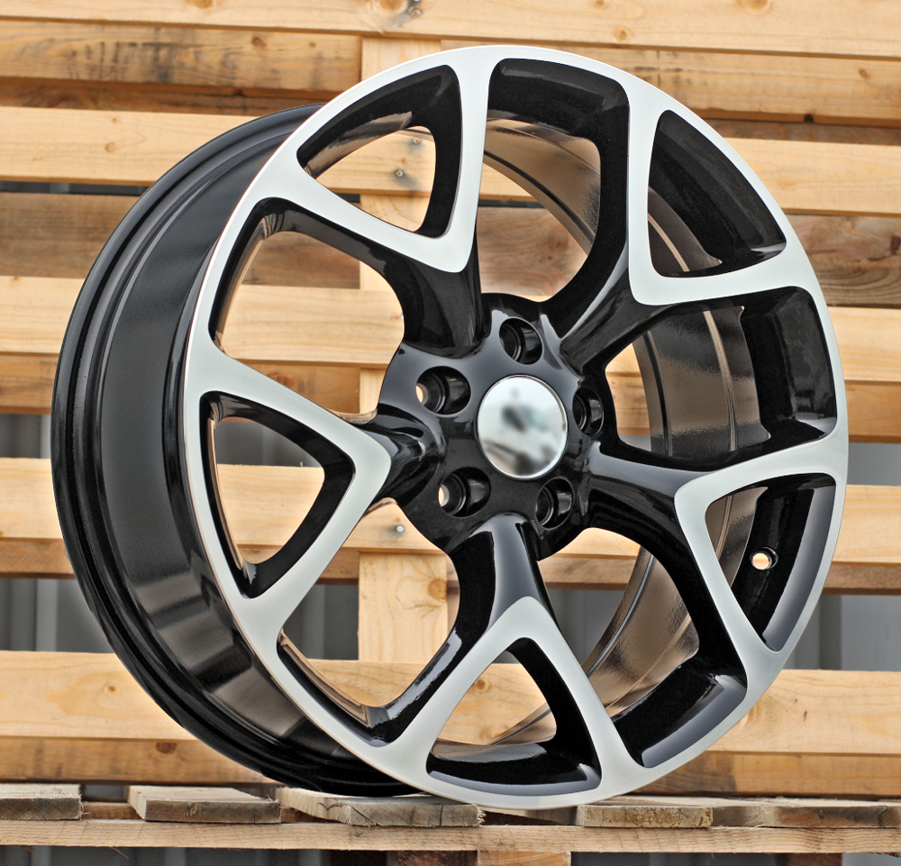 R17x7.5 5X115 ET 42 70.1 E236 (BK518) Black Polished (MB) For OPEL (K2)