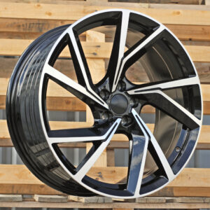 R20x8.5  5X108  ET  40  63.4  YF5709  Black Polished (MB)  For RACIN  (K7)  (HYBRID FORGED)