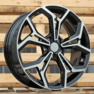 R16x6.5  5X114.3  ET  50  67.1  FE190  (YF5690)  Black Polished (MB)  For KIA  (K7)  (HYBRID FORGED)