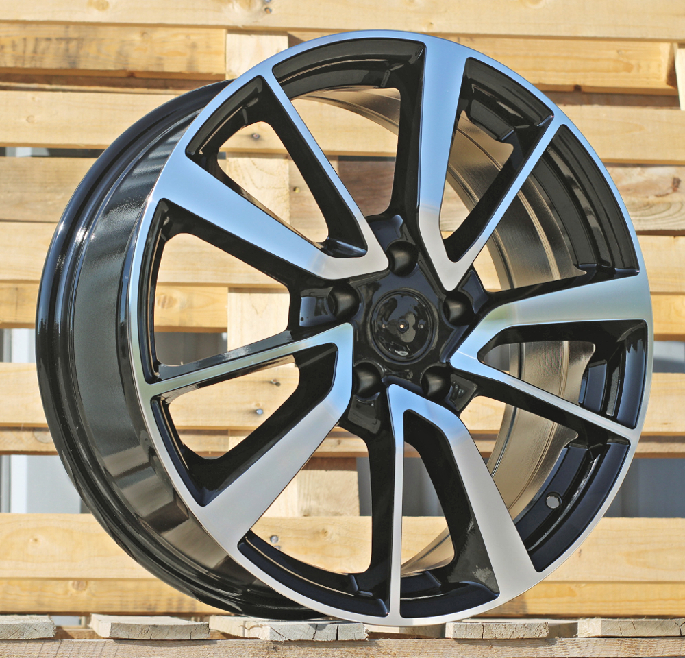 R17x7 5X114.3 ET 40 66.1 BY131 (BK853) Black Polished (MB) For NISS (R)