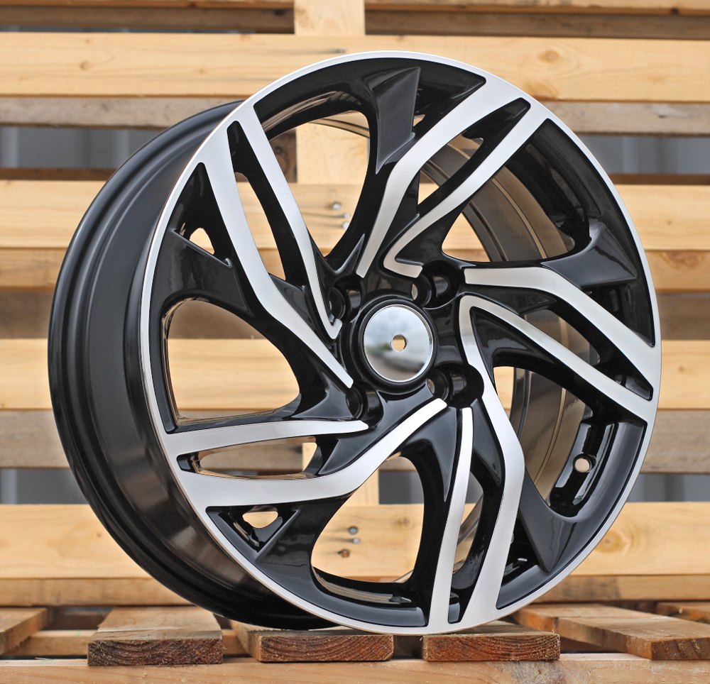 R16x7 4X108 ET 25 65.1 BK607 Black Polished (MB) For CITRO (P2+K2)