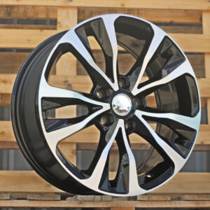R17x7  5X114.3  ET  40  60.1  A5499  (BK5212)  Black Polished (MB)  For TOYOT  (P+R)