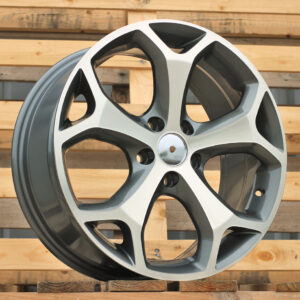 R15x6.5  4X108  ET  47.5  63.4  BK386  Grey Polished (MG)  For FORD  (Z7)