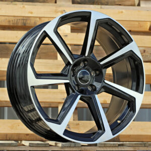 R20x8.5  5X112  ET  30  66.5  B5213  (YF7070)  Black Polished (MB)  For AUD  (K7)  (HYBRID FORGED)