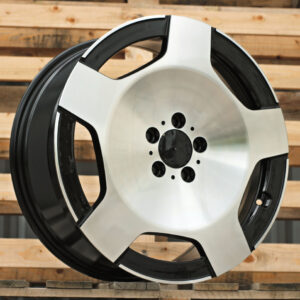 R19x8  5X112  ET  52  66.6  IN3518F  Black Polished (MB)  For MER  (K8)  (HYBRID FORGED V-Class/Vito (max 1075kg))