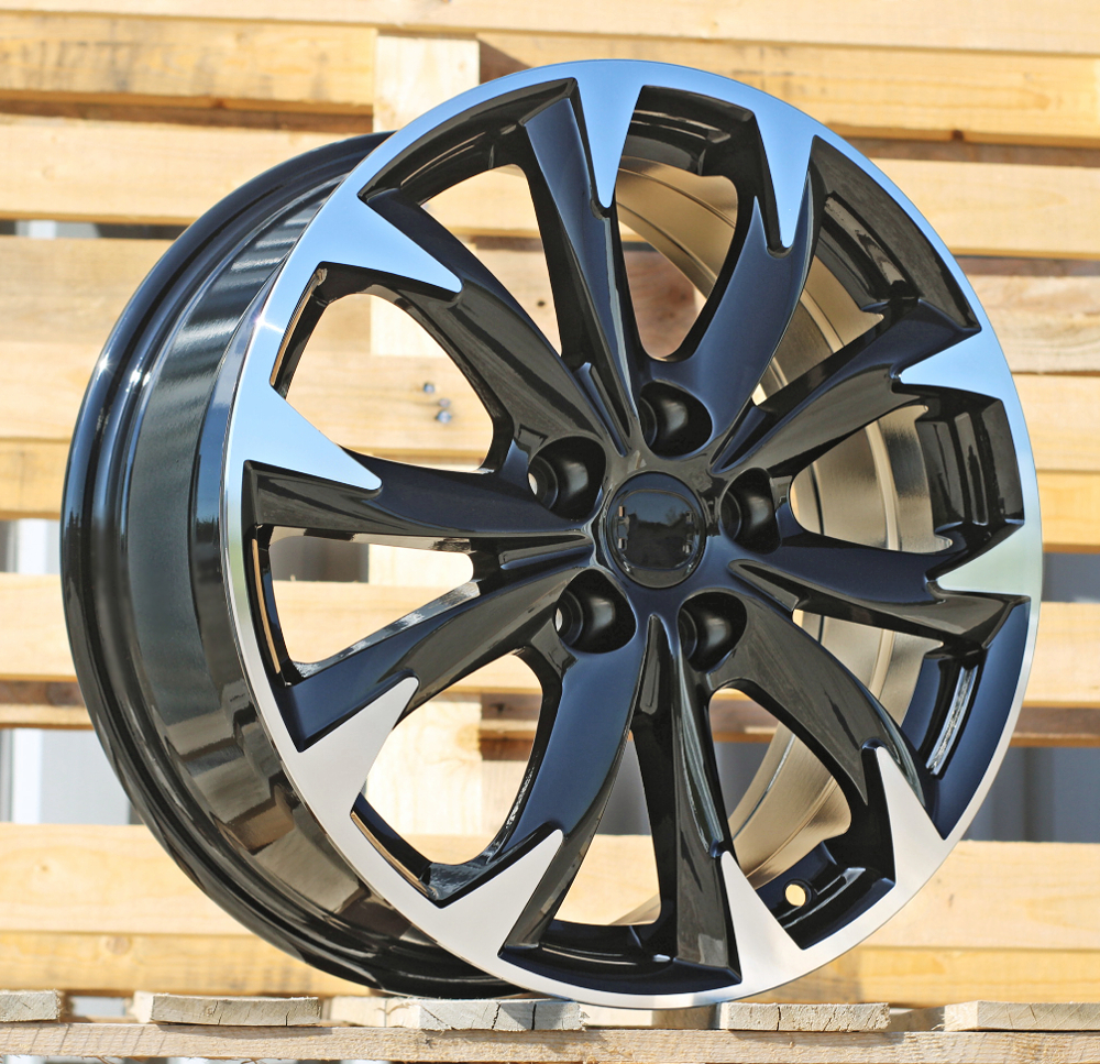 R17x7 5X114.3 ET 50 67.1 BY177 Black Polished (MB) For MAZDA (Z3+Z6)