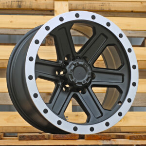 R17x8.5  6X139.7  ET  0  110.1  JT224  Black Matt (BM)  For 4X4  (K3)  (HYBRID FORGED)