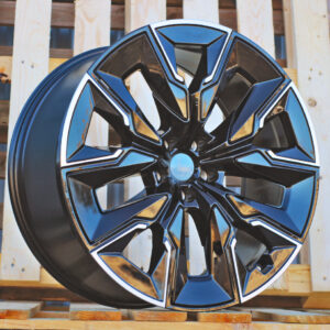 R21x9 5X112 ET 24 66.5 H3447F Black Polished (MB) For BMW (K3) (HYBRID FORGED Rear+Front)
