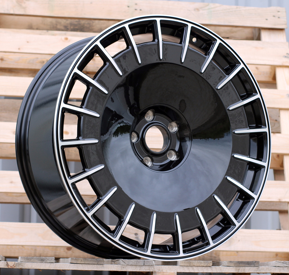 R24x10 5X130 ET 25 84.1 FD012 Black Polished (MB) For MER (Z6)