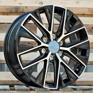 R20x8 6X139.7 ET 55 95.1 H3219F Black Polished (MB) For TOYOT (K7) (HYBRID FORGED)