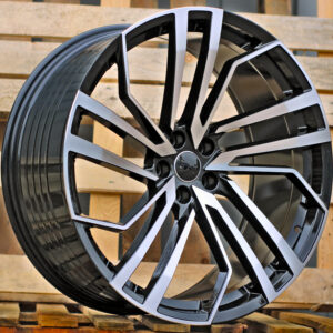 R21x9  5X112  ET  30  66.5  B1618  (IN0386)  Black Polished (MB)  Fits for AUD  (K3)