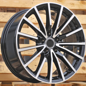 R18x8  5X112  ET  31  66.5  B5246  Black Polished (MB)  Fits for AUD  (K4)