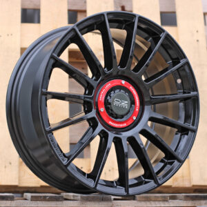 R18x8  5X108  ET  38  73.1  FF009  Gloss Black (GB)  For RACIN  (P1)  (HYBRID FORGED Style OZ)