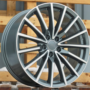 R17x7.5  5X112  ET  42  66.5  B5246  Grey Polished (MG)  Fits for AUD  (Z7)