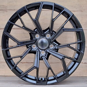 AMZ F8760 Gloss Black 18x8 5x112 ET: 45 66.45 Color: Black dark (BD)