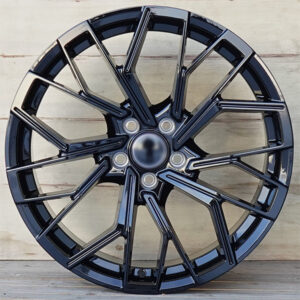 AMZ F9760 Gloss Black 22x10 5x112 ET: 25 66.45 Color: Black dark (BD)