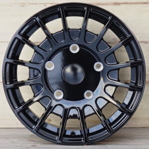 AMZ 6388 Gloss Black 16x7.5 5x160 ET: 50 65.1 Color: Black dark (BD)