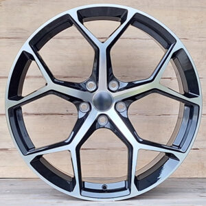 AMZ FA727 BP 20x9 5x112 ET: 32 66.45 Color: Black polish (BP)
