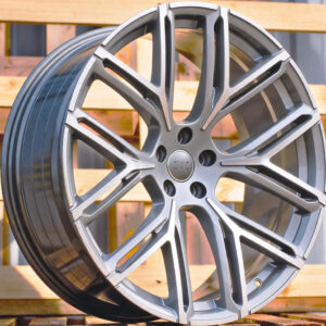 R22x10  5X112  ET  18  66.5  HF736  Grey Polished (MG)  Fits for AUD  (Z5)  (HYBRID FORGED New Model)