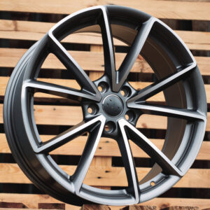 R19x8.5  5X112  ET  40  66.5  BK703  (IN5416/TS990)  Grey Polished (MG)  Fits for AUD  (K8)