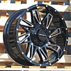 R18x9  10X120/127  ET  M12  78.1  B1544  Black Matt+Polished Lip (BMPL)  Fits for 4X4  (K7)