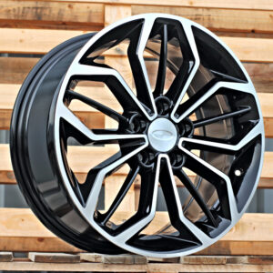R16x6.5  5X108  ET  50  63.3  B5433  Black Polished (MB)  Fits for FORD  (D2+R)