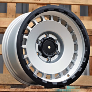 R17x8.5  6X139.7  ET  0  106.1  YS1342  Black Matt+Polished Lip (BMPL)  Fits for RACIN  (K3)