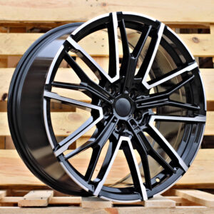 R19x8  5X120  ET  30  72.6  3S1284  Black Polished (MB)  Fits for BMW  (K4)  (HYBRID FORGED Rear+Front)