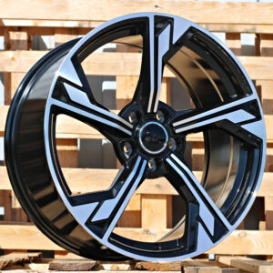 R18x8  5X112  ET  40  66.5  B5419  Black Polished (MB)  Fits for AUD  (R)