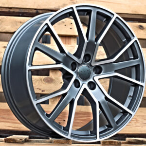 R22x10  5X112  ET  26  66.5  B5131  (FBX133)  Grey Polished Half Matt (MGHM)  Fits for AUD  (Z4)  (HYBRID FORGED)