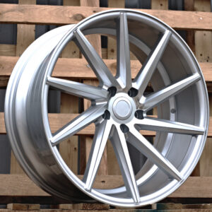 R18x8  5X112  ET  30  66.5  B1059  Machined Silver (MS)  Fits for RACIN  (Z2)  (RIGHT SIDE (Style Vossen))