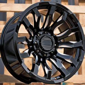 R20x10  6X139.7  ET  M25  106.1  B1588  Black+Milling (BLML)  Fits for 4X4  (K3)  (QB)