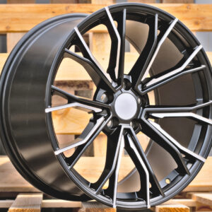 R20x10  5X112  ET  40  66.6  A5385  (INS0220)  Black Half Matt (BLHM)  For BMW  (Z5+K8+Z3)  (MILLING Rear+Front)